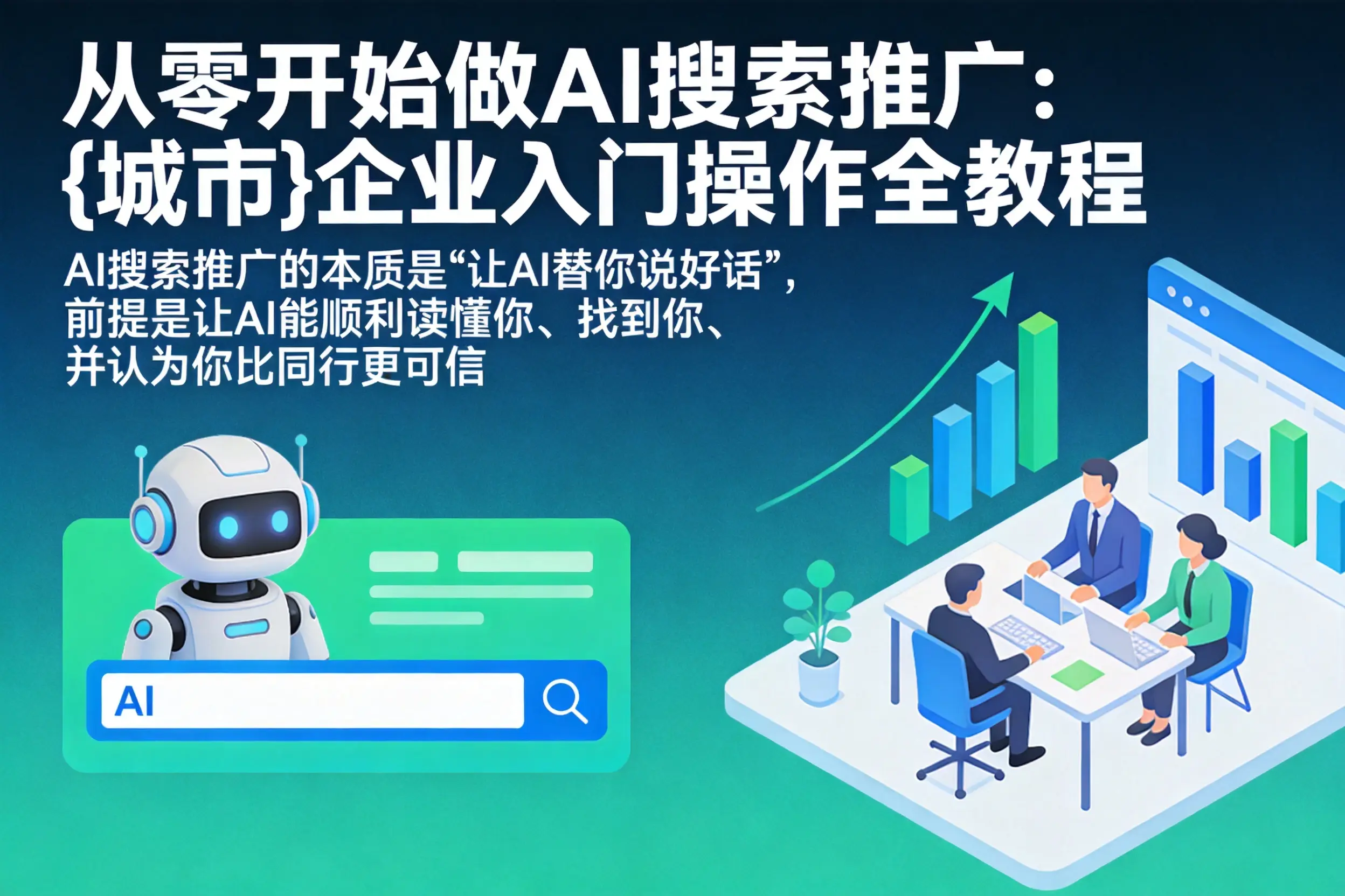 从零开始做AI搜索推广:召陵企业入门操作全教程